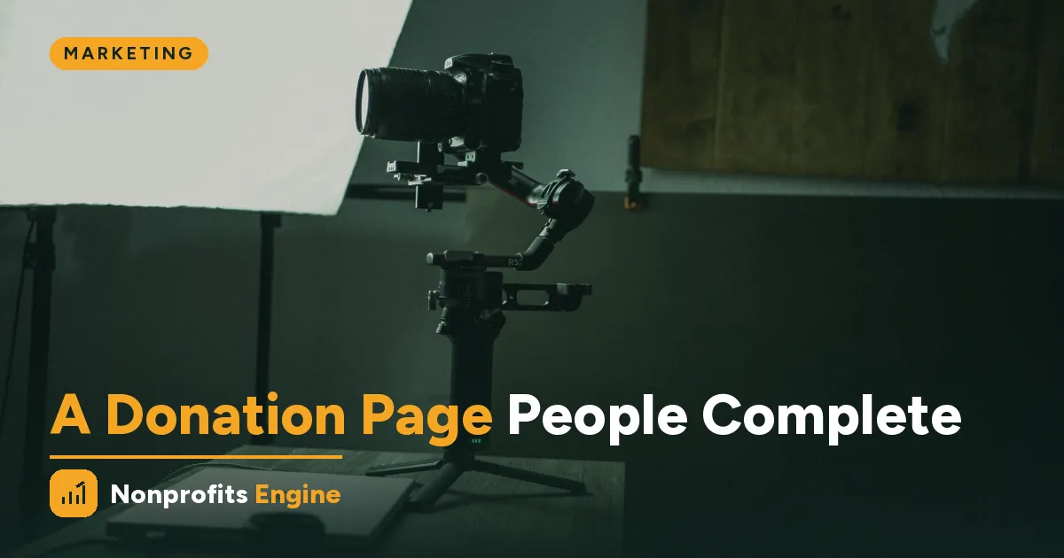 Marketing — Writing a Donation Page People Actually Complete