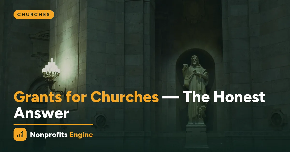 Churches — Grants for Churches: What's Available and What Isn't